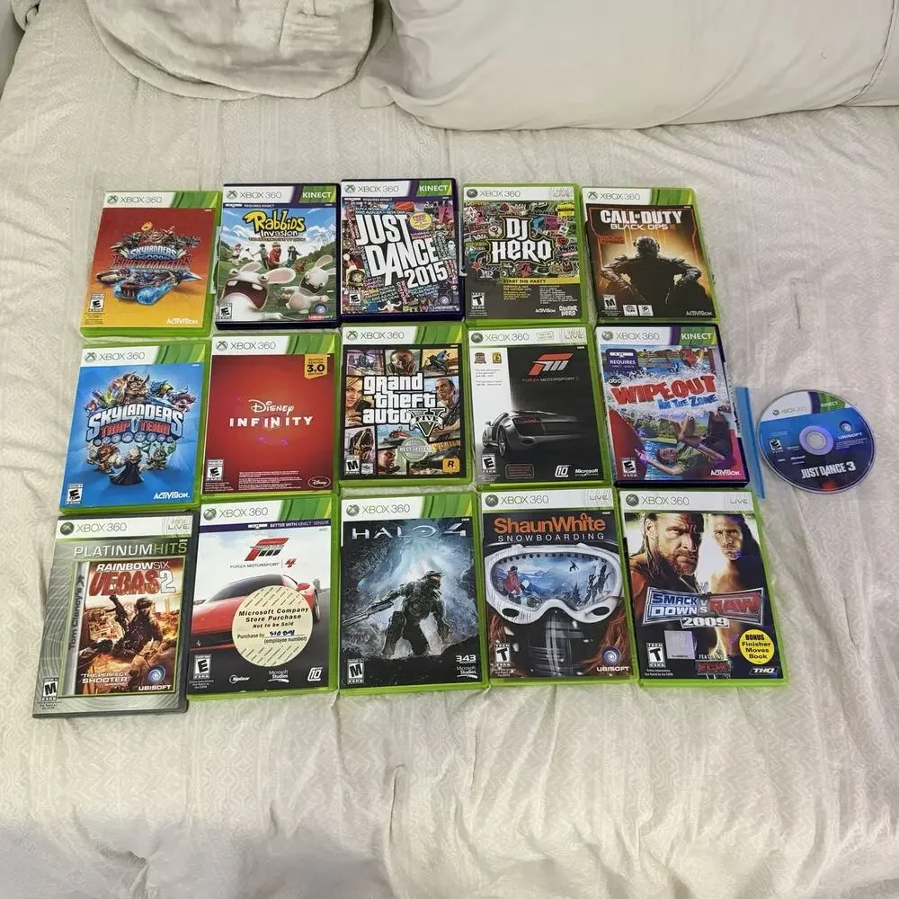 Xbox 360 Games Bulk/lot Of 16 Halo, GTA, Rainbow Six and More. READ DESCRIPTION